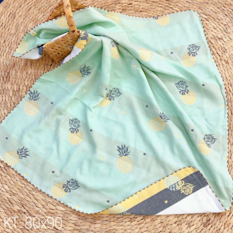 Khăn Tắm Sợi Tre Cao Cấp 4 Lớp LeeLee Kids 80×90cm - Nhiều Mẫu