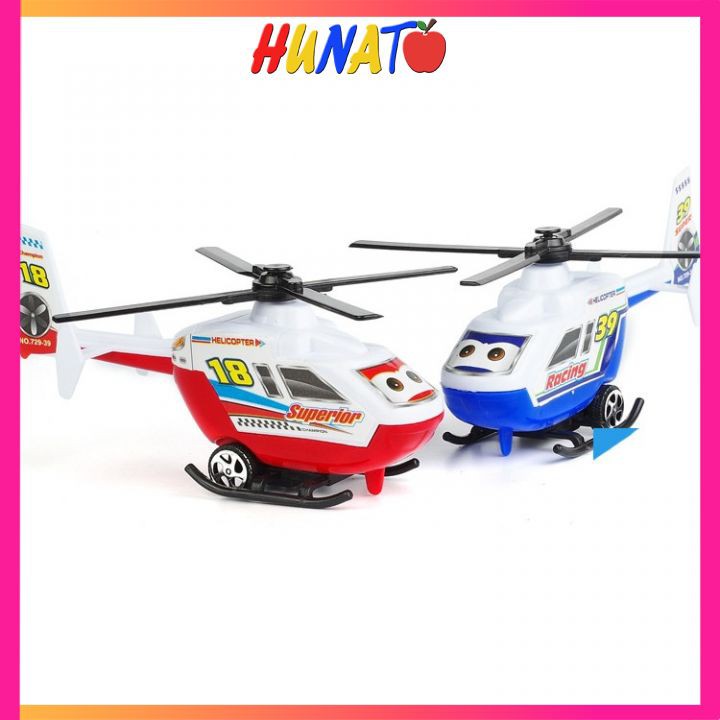 Máy bay đồ chơi cho bé mô hình bánh đà tỉ lệ 1:50 KT 15x13x7 cm bền đẹp HUNATO MB01