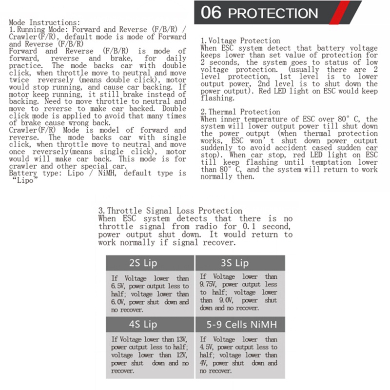 Bộ Điều Khiển Tốc Độ Phanh Sau ESC Không Thấm Nước 1060 60A Cho Xe Điều Khiển Từ Xa Axial Scx10 Trx4 1 / 10