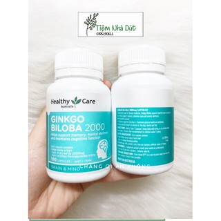 Bổ não healthy care ginkgo biloba 2000mg - 100 viên