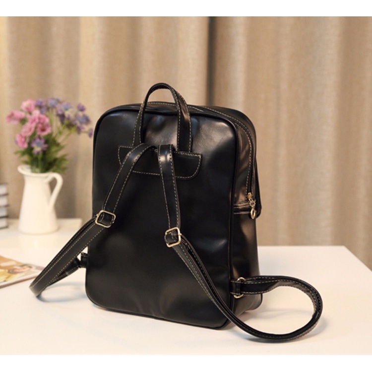 Ba Lô Da PU Phong Cách Hàn Quốc Năng Động Trẻ Trung Dành Cho Nữ