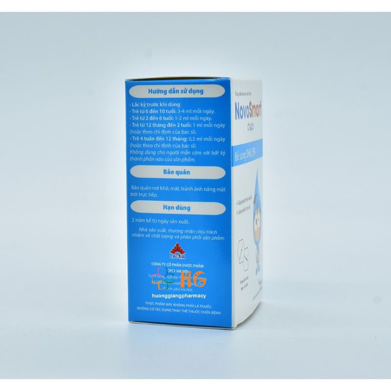 Novo Smart Drops - Bổ sung DHA, EPA giúp phát triển não bộ, thị lực cho bé