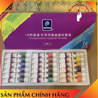 [GIÁ RẺ] MÀU ACRYLIC BỘ 18 MÀU MEMORY