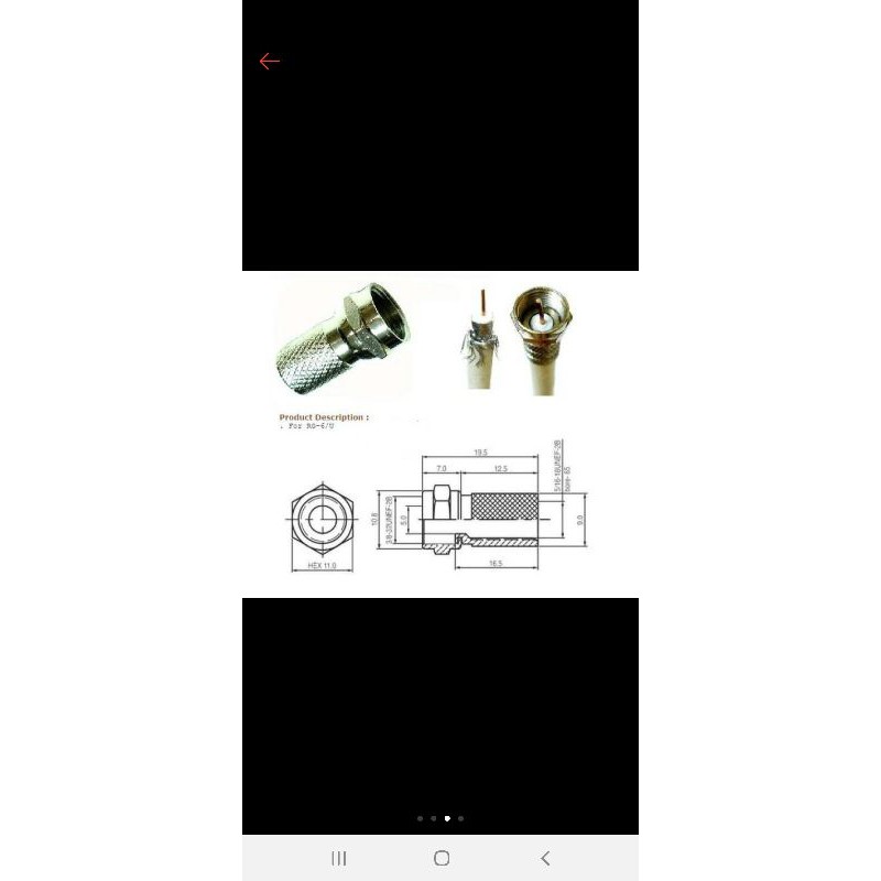 Combo giá buôn 100 jack rắc F5, F6 vặn. Báo giá 1 túi nguyên 100 cái đủ