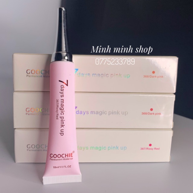 Dưỡng kích màu môi cao cấp Goochie chính hãng / shop _dụng cụ phun xăm