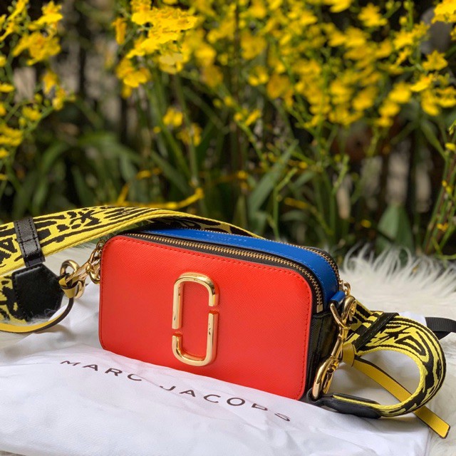 Túi Marc Jacobs Snapshot colorblock 3 màu siêu nổi bật