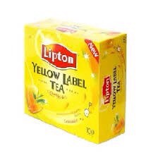 Trà Lipton túi lọc nhãn vàng loại 100 gói x2gr