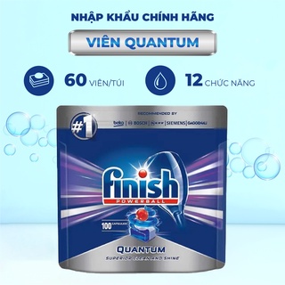 Viên rửa chén Finish Quantum 100 viên