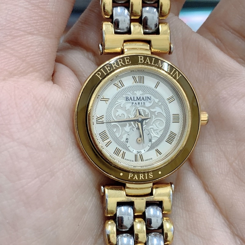 Đồng hồ si nữ hiệu PIERRE BALMAIN PARIS, máy Thuỵ Sỹ, chạy kim rốn, có hộp