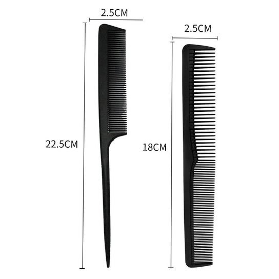 [HB Gift] Lược chải tóc, đuôi nhọn gỡ rối đa năng chống tĩnh điện bản mỏng