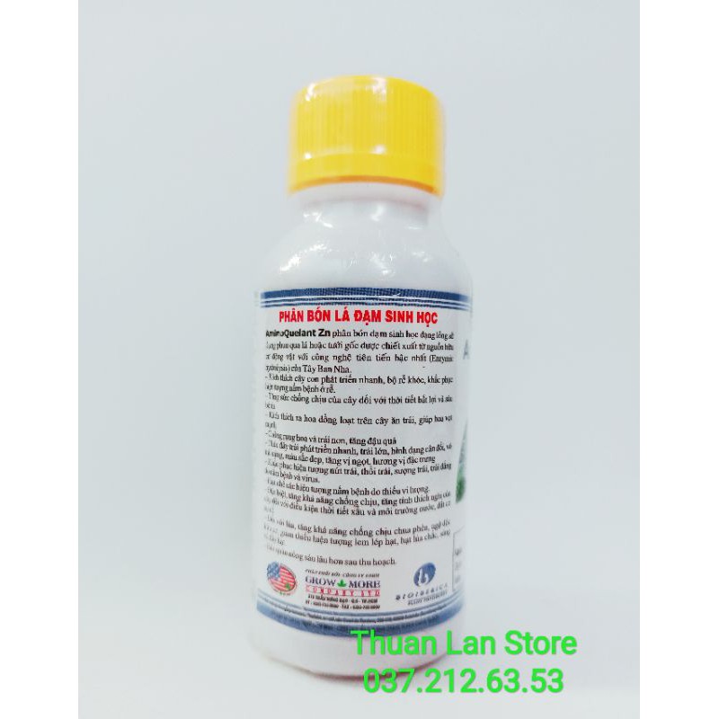 Phân Bón Lá Amino Zn + Axit Amin lọ 100ml