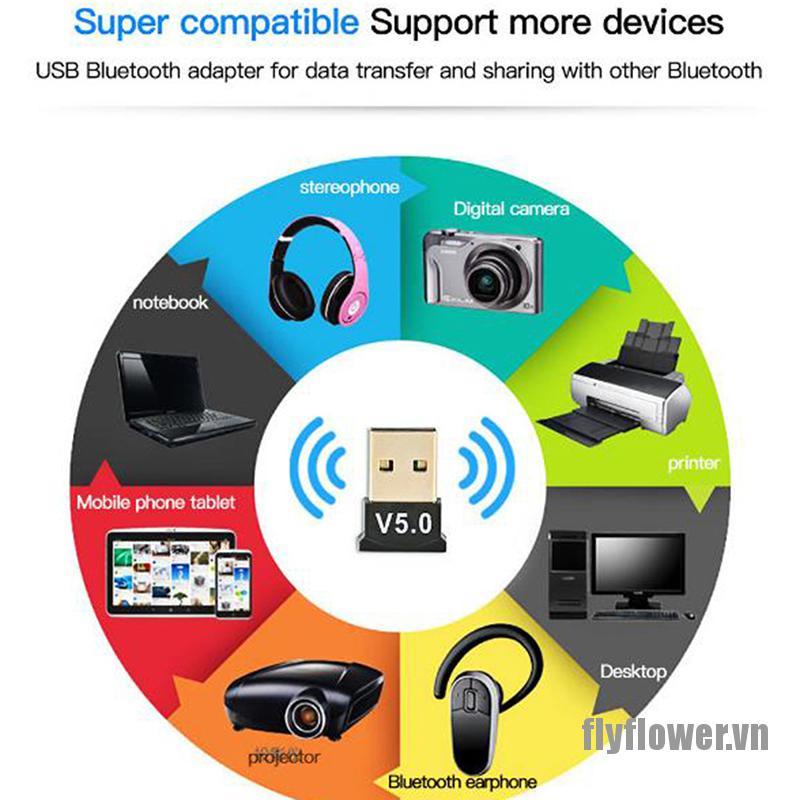 Usb Bluetooth 5.0 Không Dây Cho Điện Thoại