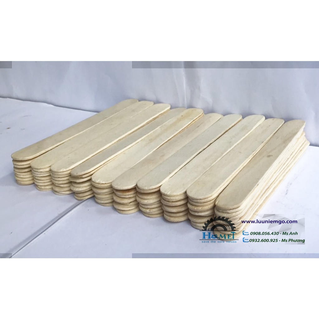 QUE ĐÈ LƯỠI - 2X15CM - QUE ĐẸP LÀM MÔ HÌNH