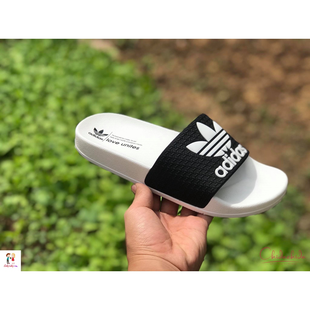 [Khâu miễn phí] Dép lê nam adi.das Pu 3 lá lớn, cực cute (39-43)