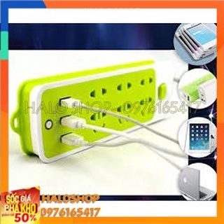 Ổ CẮM ĐIỆN 6 LỖ 3 CỔNG USB