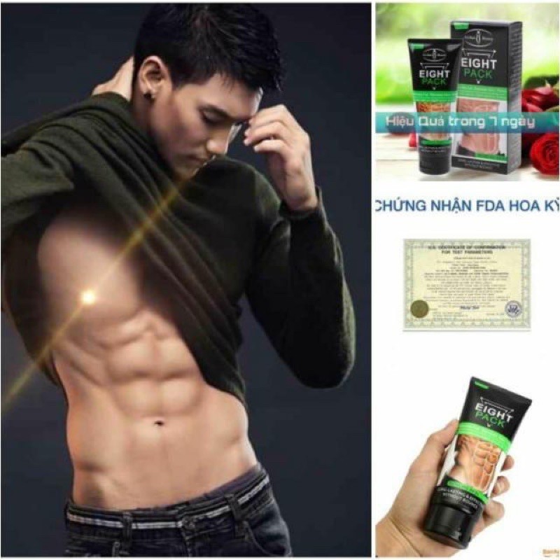 KEM TAN MỠ BỤNG EIGHT PACK