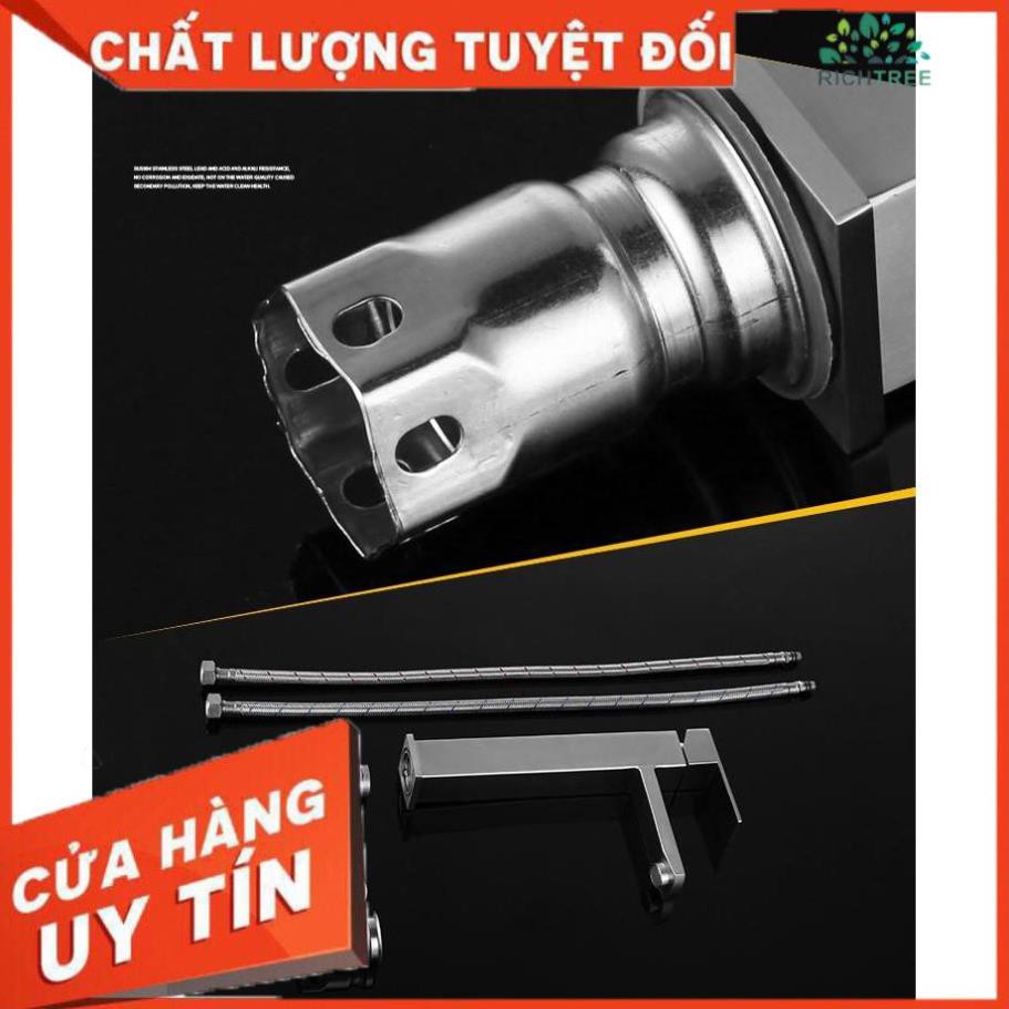 [FREE SHIP] Vòi lavabo nóng lạnh inox 304 cao 28cm cắm bàn cao cấp Morally