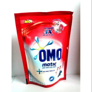 10 túi nước giặt Omo matic đậm đặc 3x -150g
