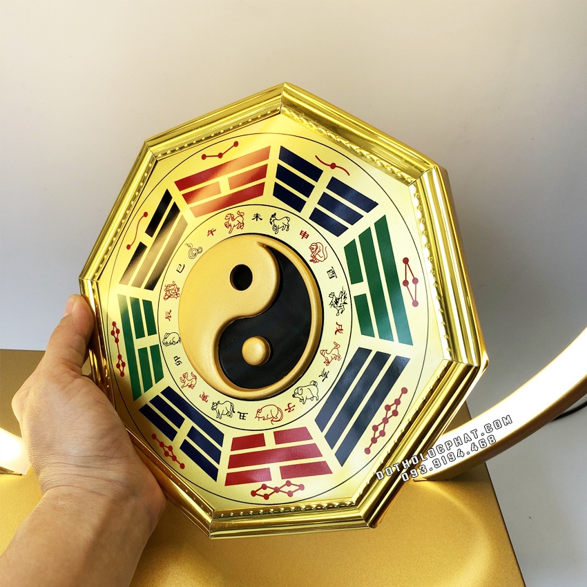 Gương Bát Quái Âm Dương Phong Thủy Trấn Sát Trừ Tà