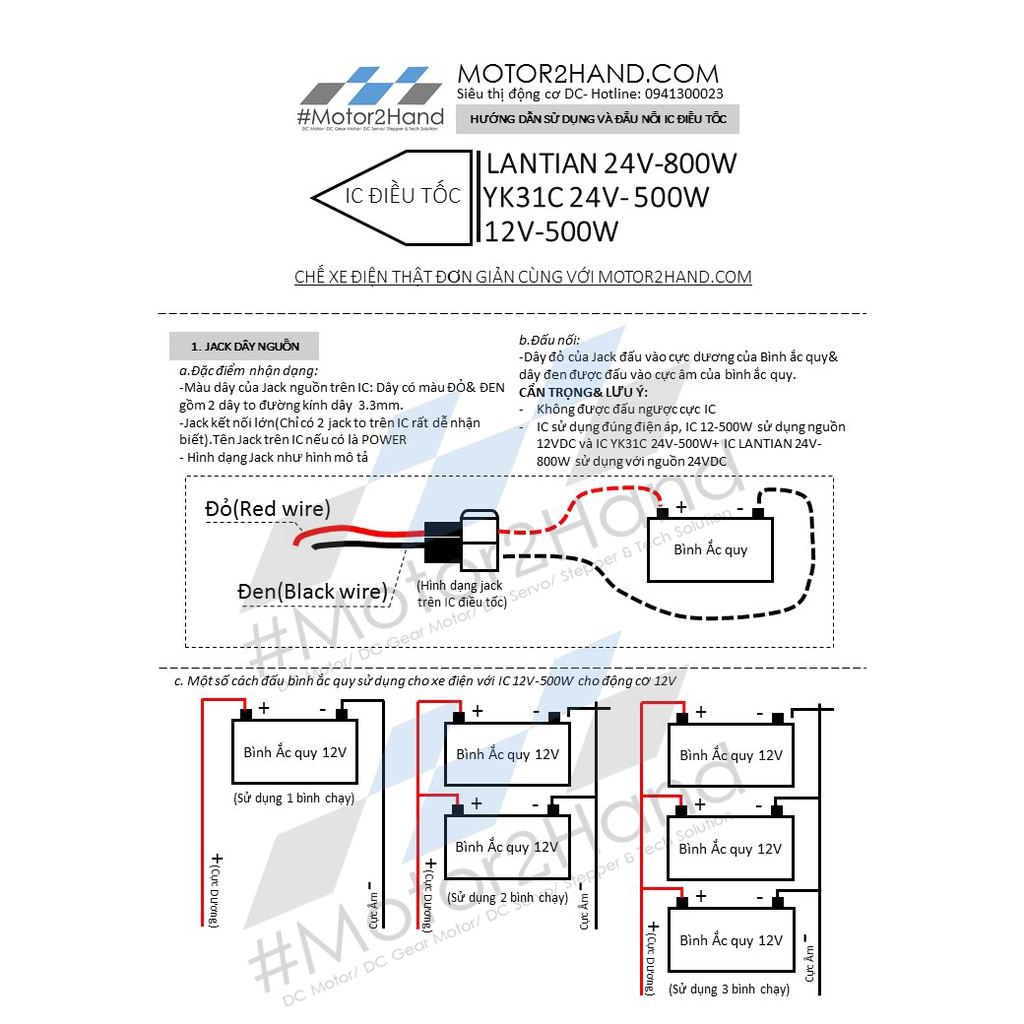 Bộ điều tốc động cơ chổi than xe điện Lantian 24V-800W