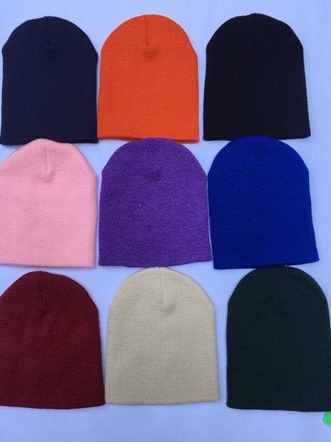 Mũ Len Beanie Trơn Dáng Ngắn 21cm ( Ảnh+Video Thật ) | WebRaoVat - webraovat.net.vn