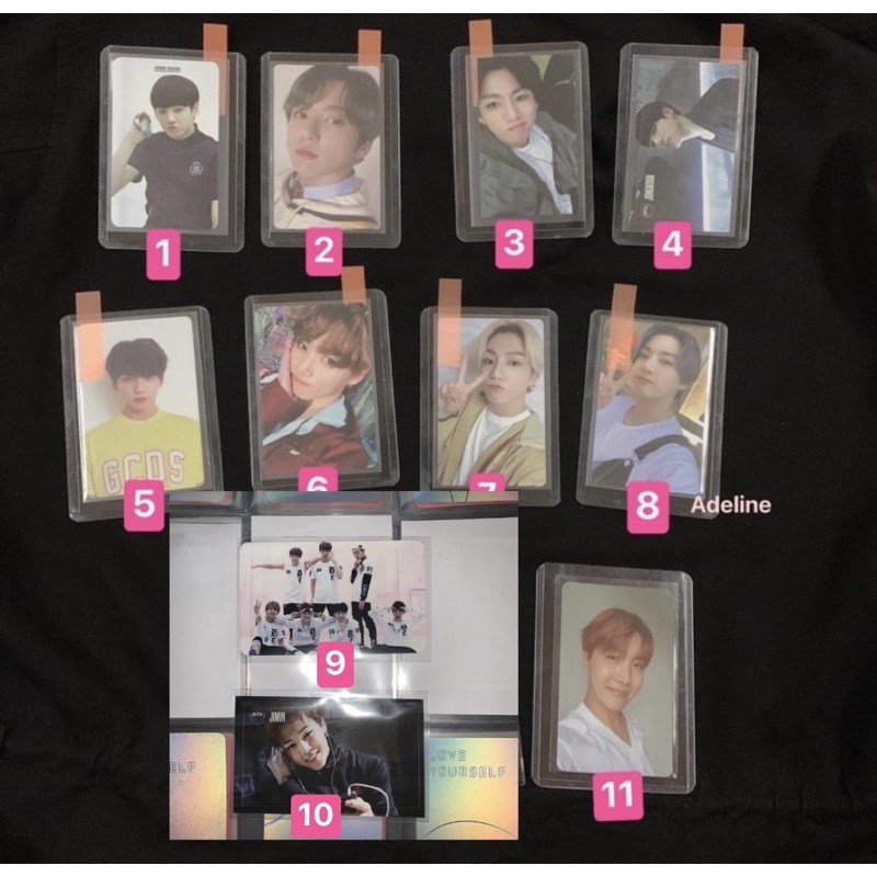 Photocard/Card ảnh chính hãng nhóm BTS (Hàng off/official)
