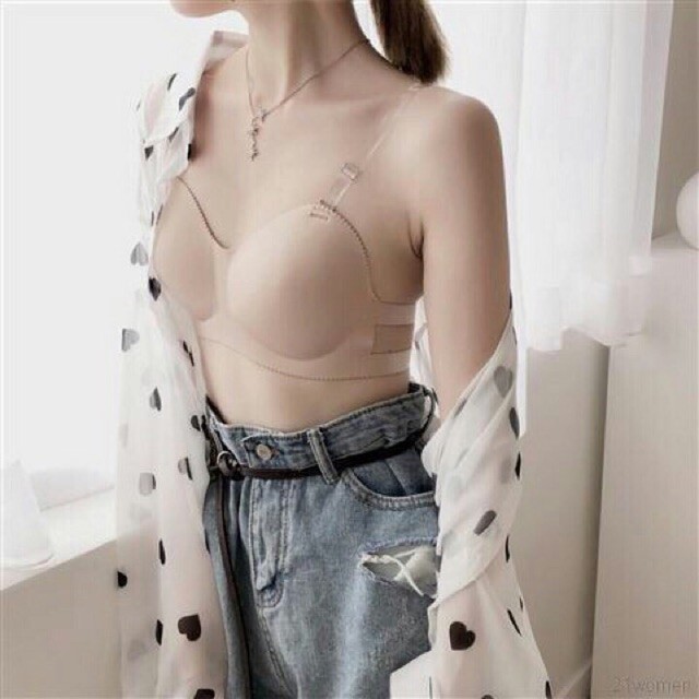 Áo lót su chéo dây ngang kèm tặng dây ngực trong, áo bra nữ