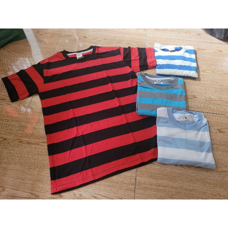 ÁO Thun 100%Cotton Thái Cổ Tròn Sọc Ngang