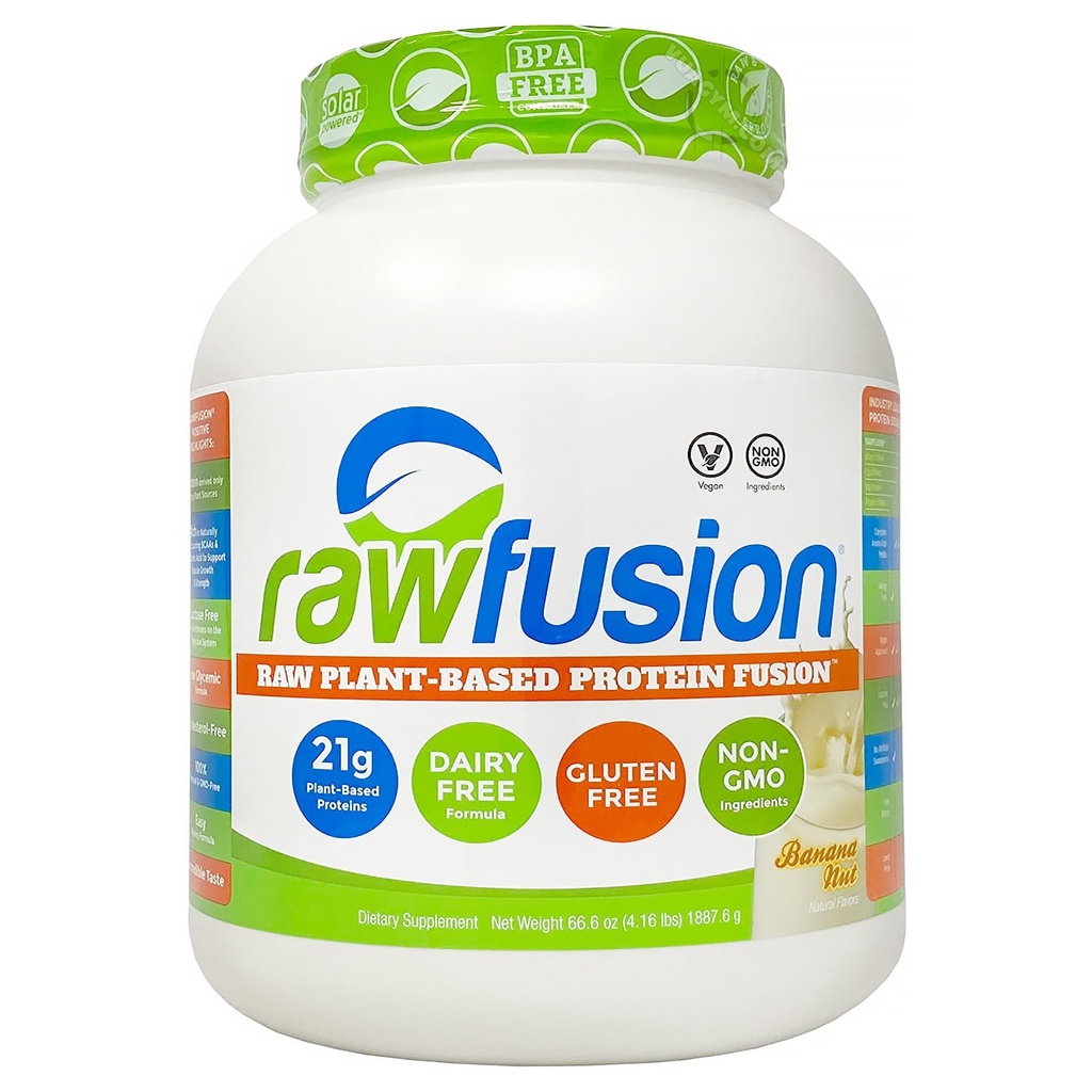 WHEY THỰC VẬT | SAN Rawfusion 60 Lần Dùng [1.862kg] - Whey Protein Thực Vật GiúpTăng Cơ Cao Cấp