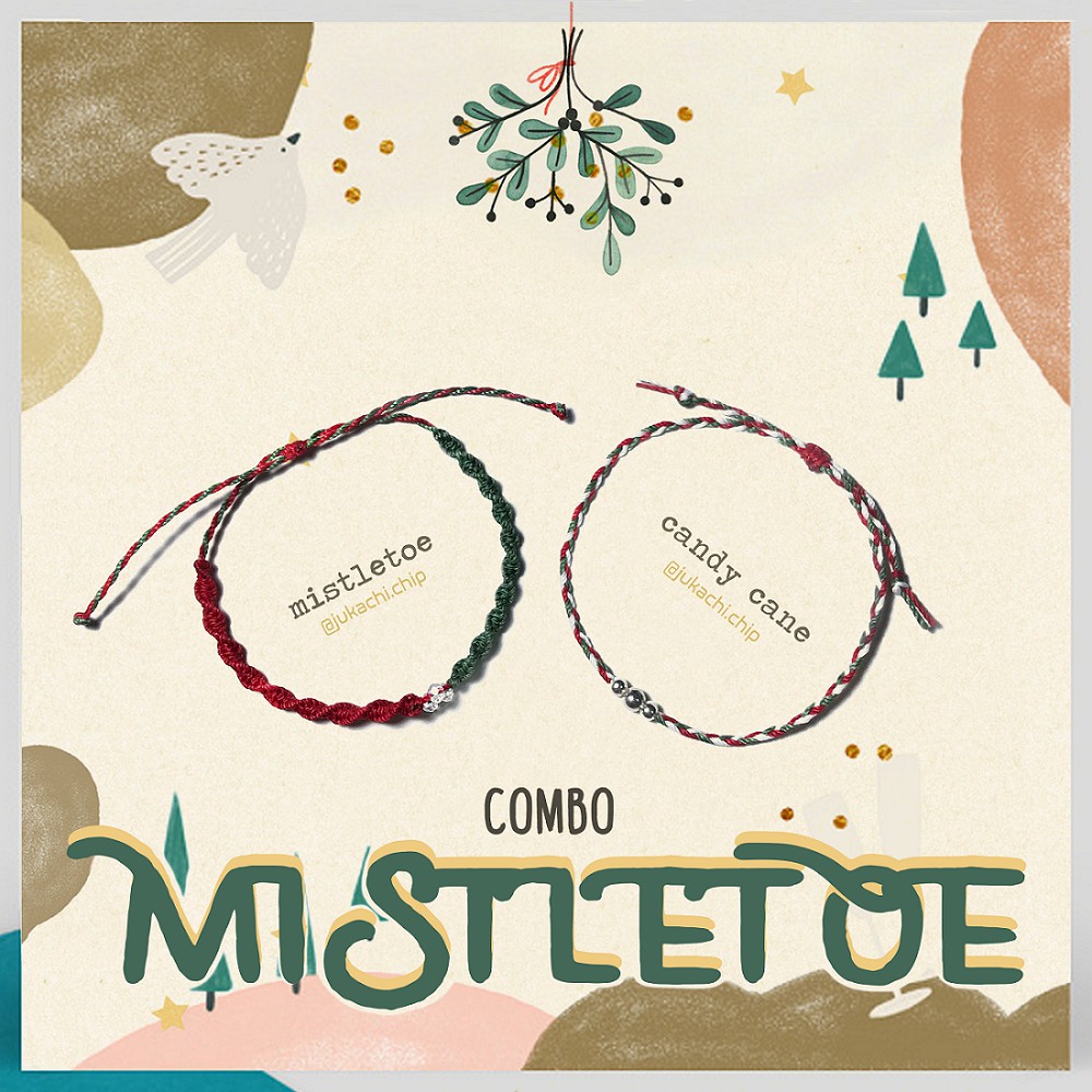 Set Combo vòng tay Mistletoe  handmade waterproof