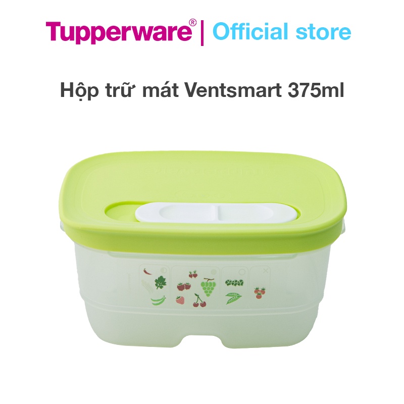 Hộp trữ mát Tupperware có nút hô hấp 375ml Ventsmart