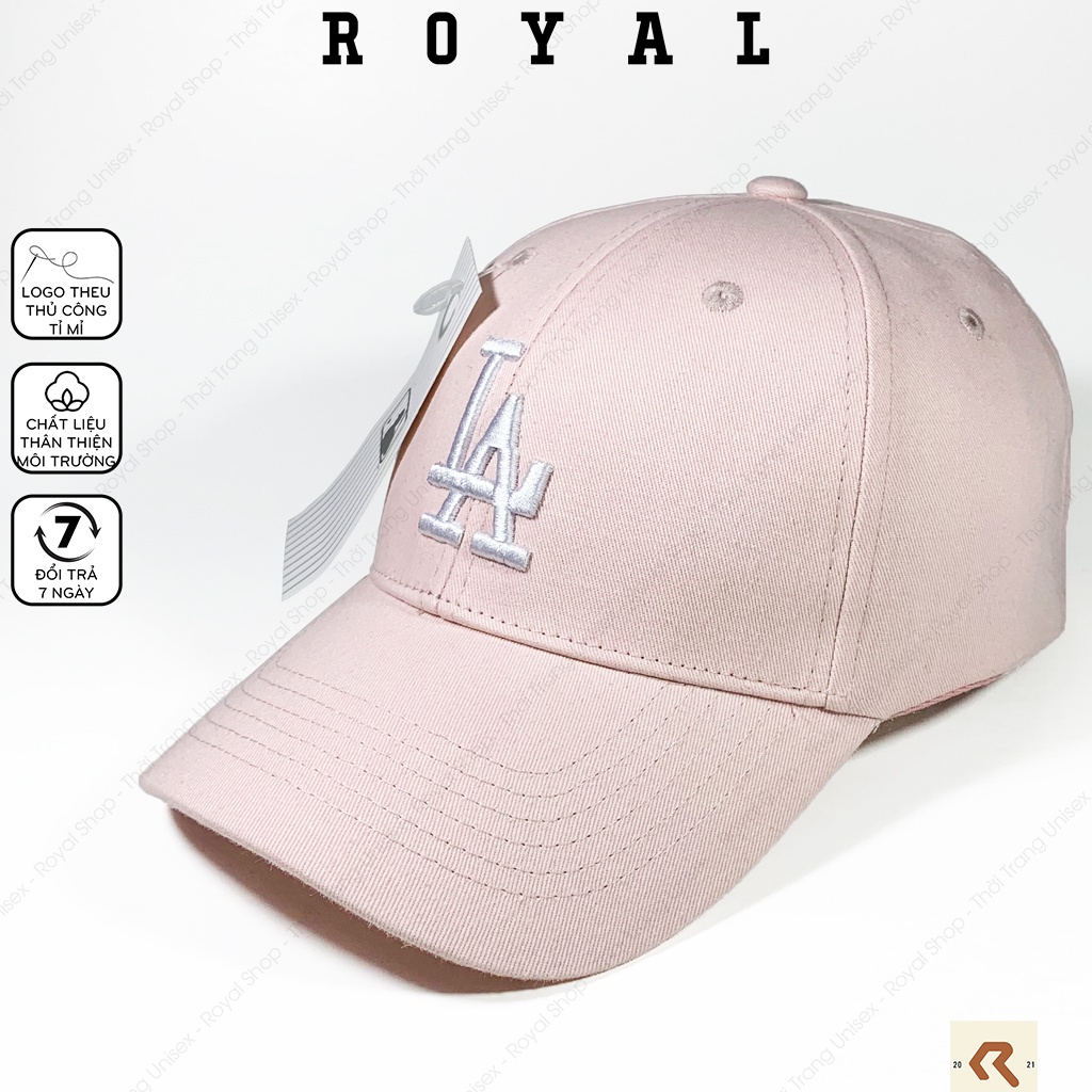 Nón lưỡi trai la mlb mũ lưỡi trai nam nữ new era vải kaki cotton Hàn - Royal Shop
