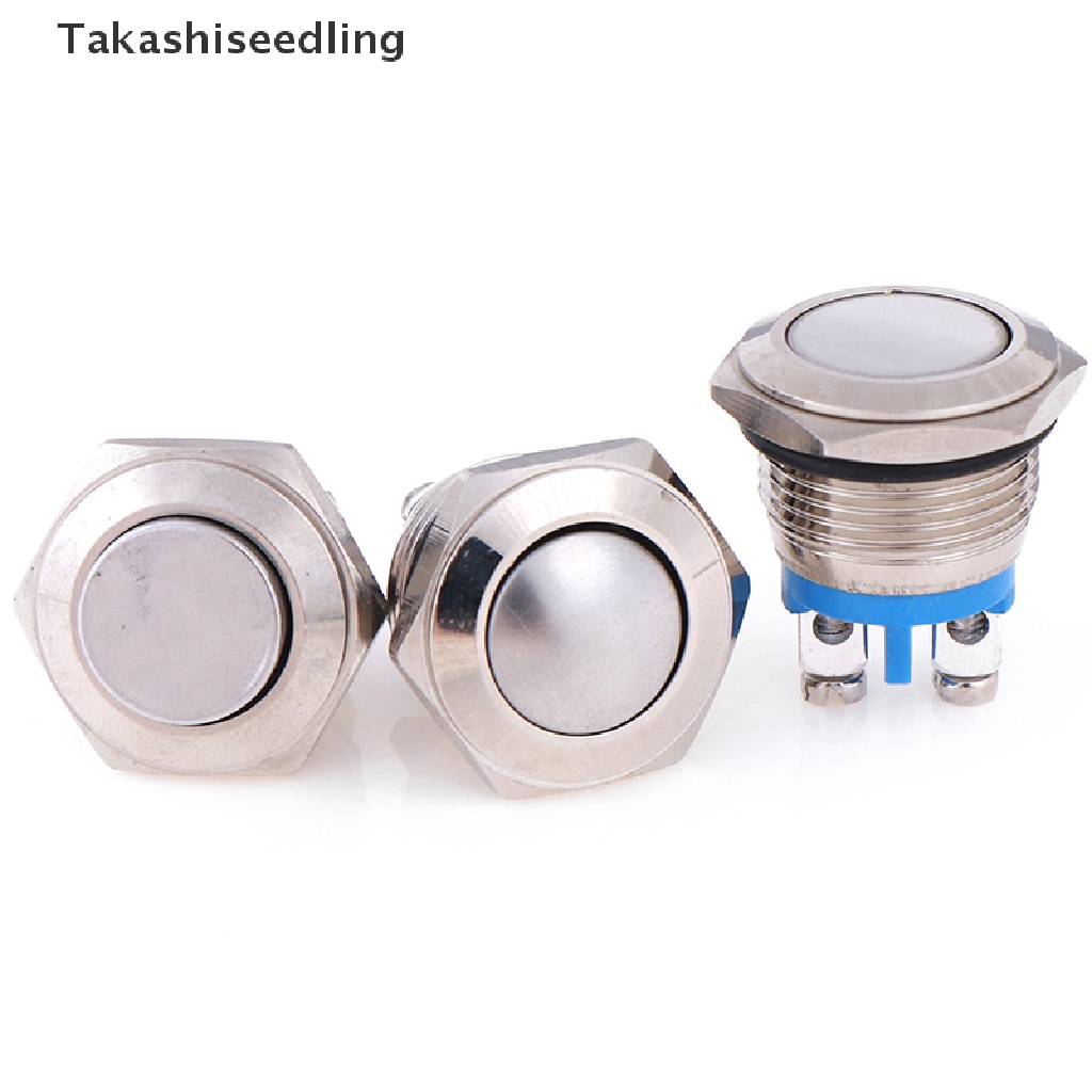 Công tắc nhấn bằng kim loại cỡ 16mm thay thế tiện dụng