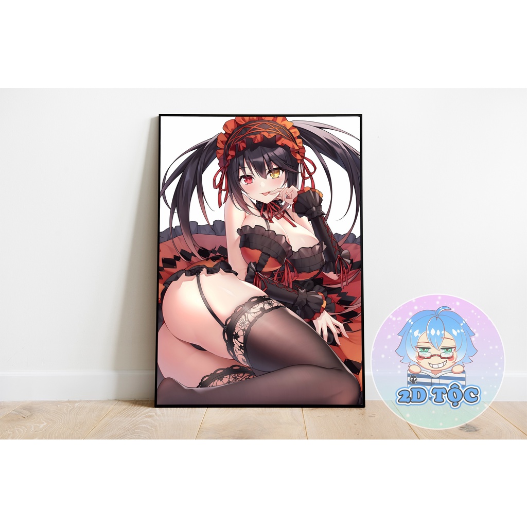 TRANH POSTER A3 TOKISAKI KURUMI (2) ANIME MANGA DATE A LIVE CHẤT LIỆU GIẤY CAO CẤP - 2D TỘC SHOP