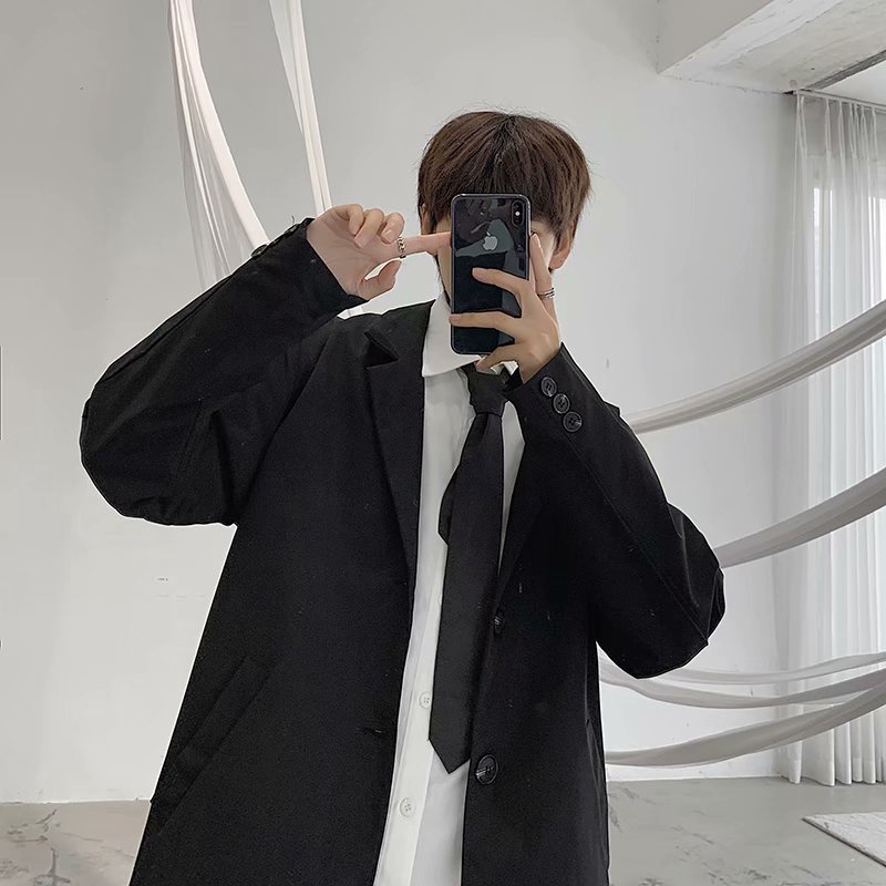 Combo áo blazer nam áo sơ mi kèm cà vạt CB01 M&gt;RO phong cách Hàn Quốc MrHero
