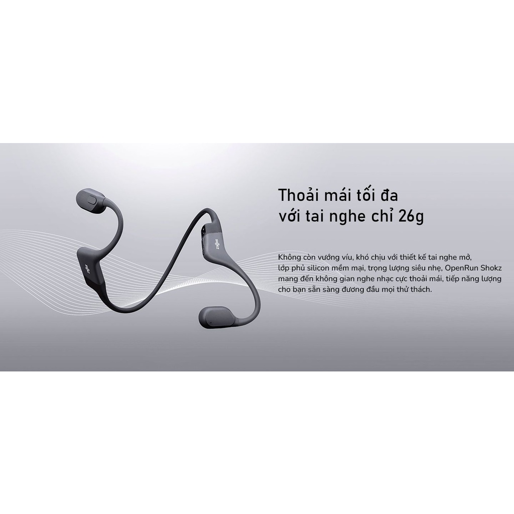 Tai Nghe Thể Thao, Tai Nghe Chạy Bộ Truyền Dẫn Xương Shokz Open run