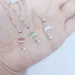 Dây chuyền nữ hồ ly pha lê nhiều màu xinh xắn Lymlym Silver bạc 925 cao cấp