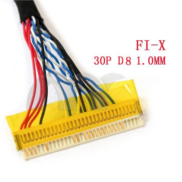 Cáp 18.5 LVDS 5 cặp tín hiệu - nguồn bên phải - 1ch 8bit 30pin - FIX-30-D8