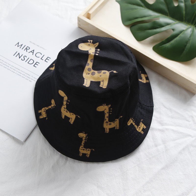 Mũ Tai Bèo Chống Nắng In Họa Tiết Hoạt Hình Thời Trang Xuân Hè Cho Bé Trai Và Gái