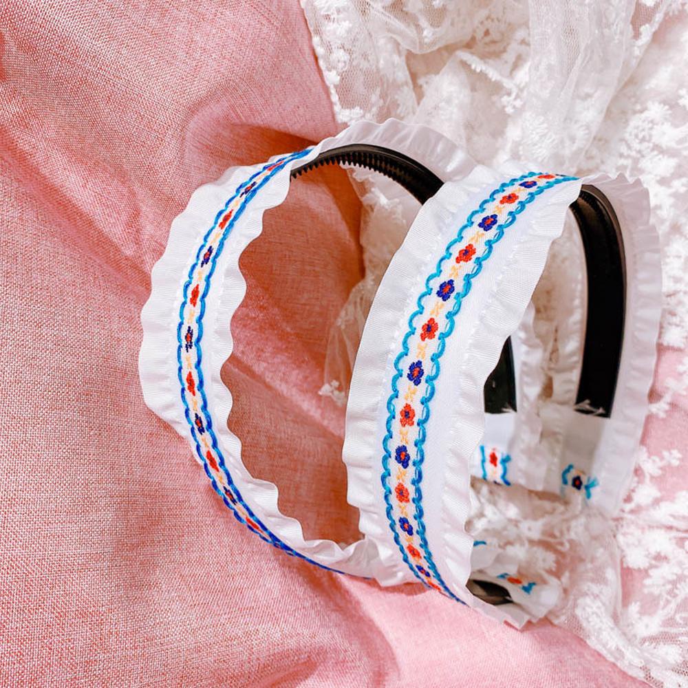 MXGOODS Băng Đô Bện Tóc Hình Hoa / Dâu Tây Ngọt Ngào Cho Nữ