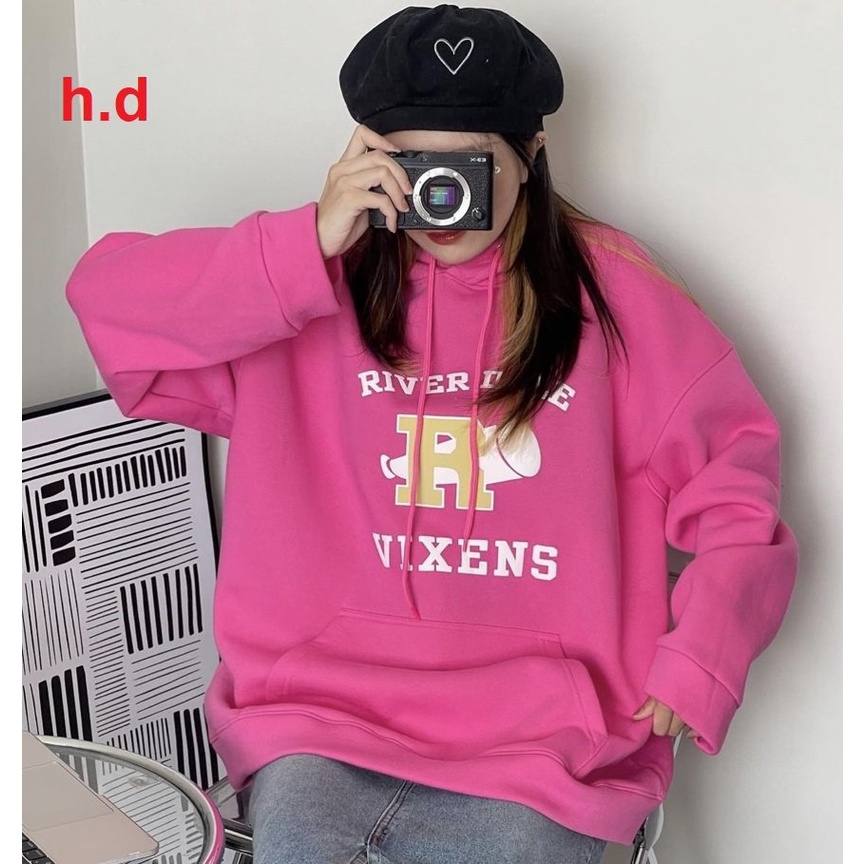Áo nỉ sweater Vixens nữ form rộng vải nỉ ngoại dày dặn phong cách Ulzzang