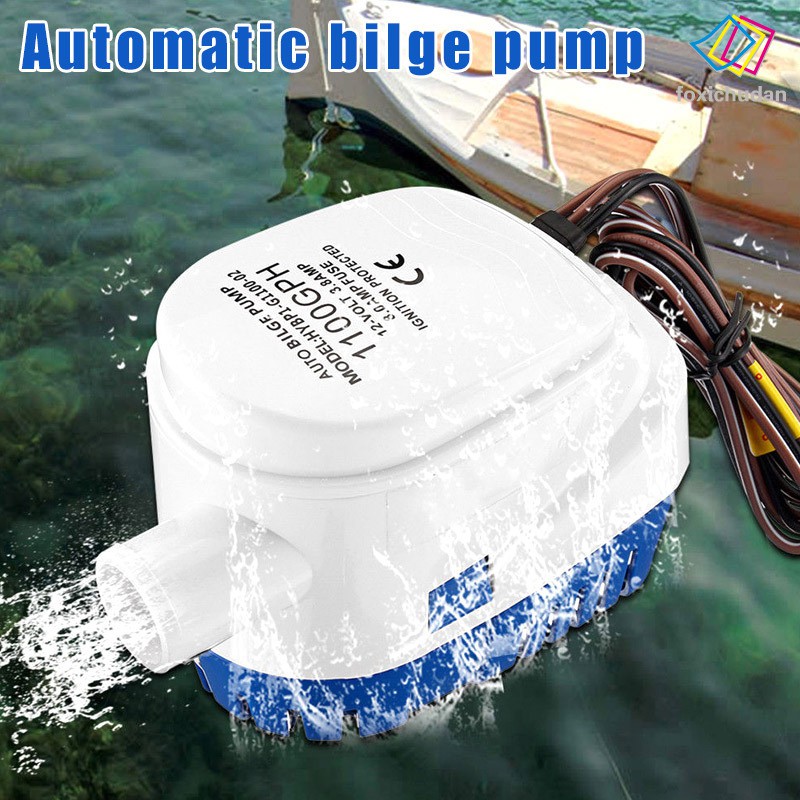 Máy Bơm Nước Tự Động Có Công Tắc 12v 1100gbh Bilge Tiện Dụng