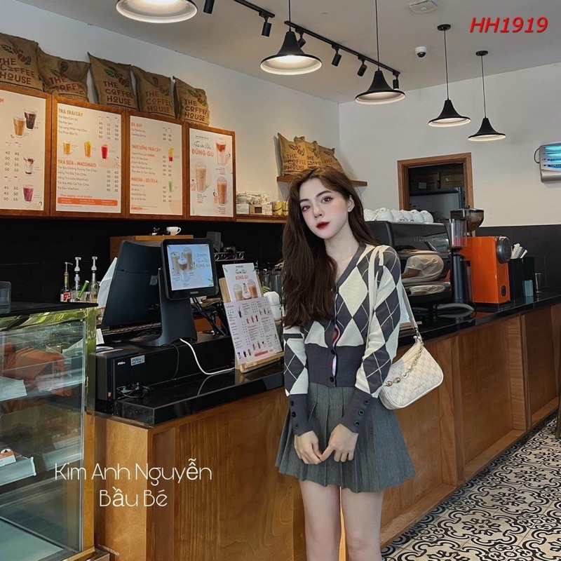 Set áo Len & 1 chân váy  siu xinhh