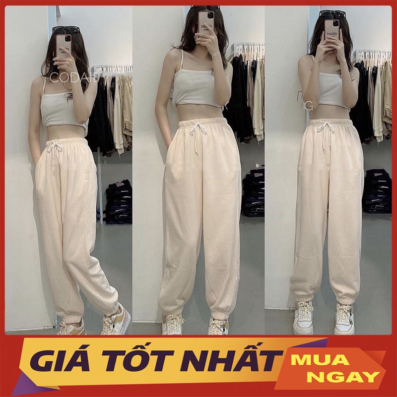 Quần Jooger Nỉ Bông Dày Dặn Phom Siêu Đỉnh M6605
