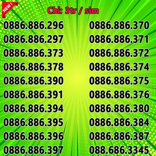 Sim số đẹp Vinaphone giá từ 2500k đến 5000k