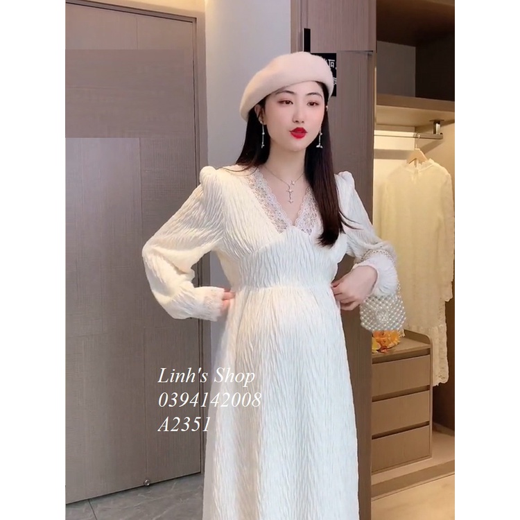 CÓ SẴN Váy Bầu Đầm Bầu Xinh Diện Lễ Tết A2351
