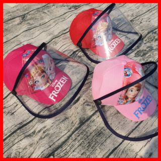 Mũ chống dịch cho bé gái 🌈Mũ chống dịch trẻ em 🌈Mũ bé gái in hình công chưa elsa