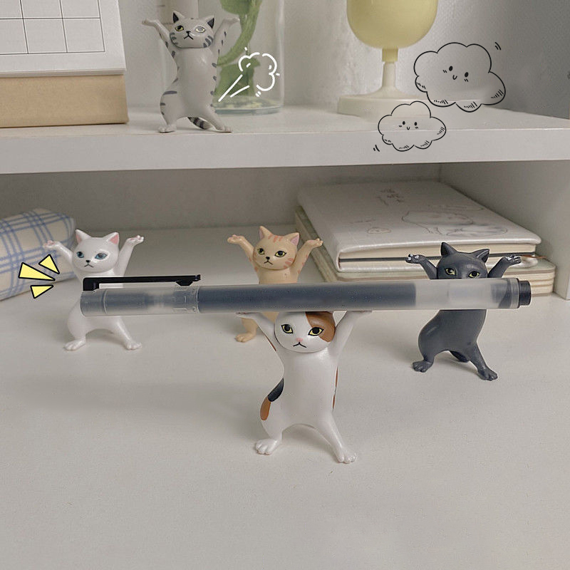 Giá đỡ bút hình mèo đáng yêu dễ thương phong cách Nhật Bản