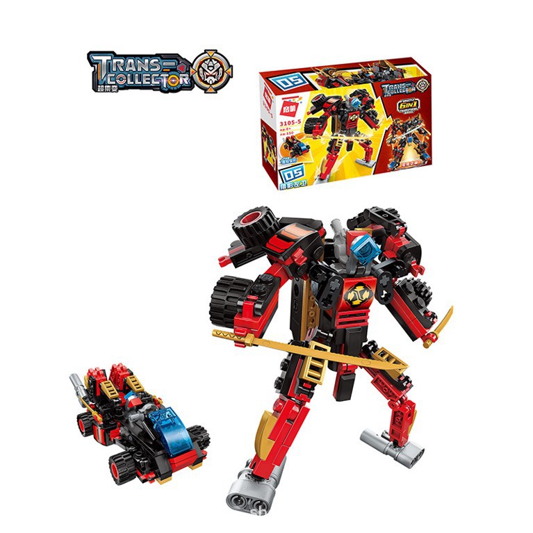Đồ chơi lego Robot Samurai biến hình lắp ráp 6 trong 1