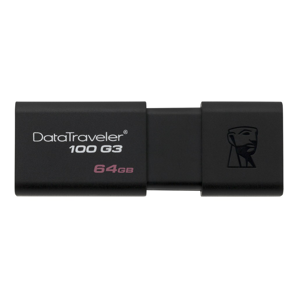 USB 3.0 Kingston DT100G3 64Gb tốc độ tới 100MB/s - Hàng chính hãng